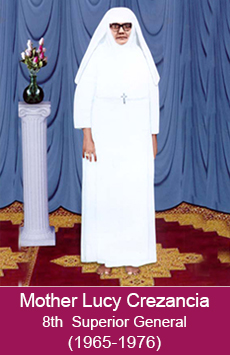 Mother Lucy Crezancia(1965-1976)